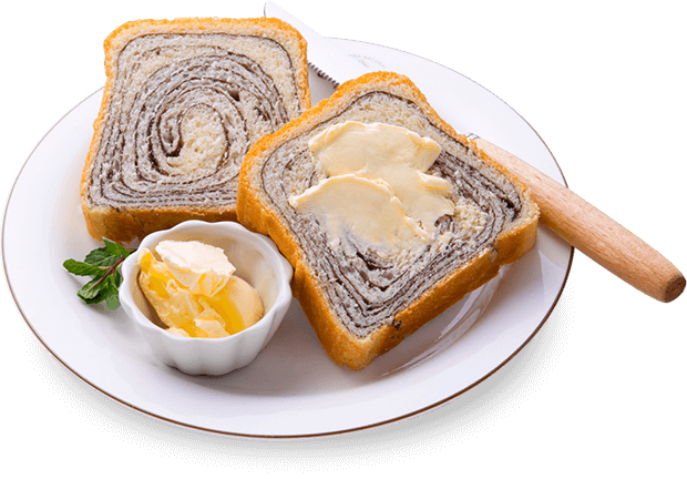 バターをぬった堺ちん電パン