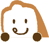 ギャラリーをみつめる堺ちん電パン君