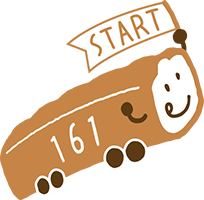 スタートする堺ちん電パン君